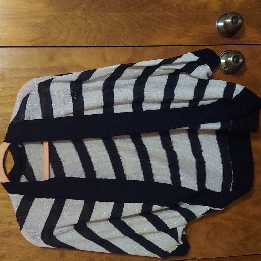 Black and white sparkly cardigan